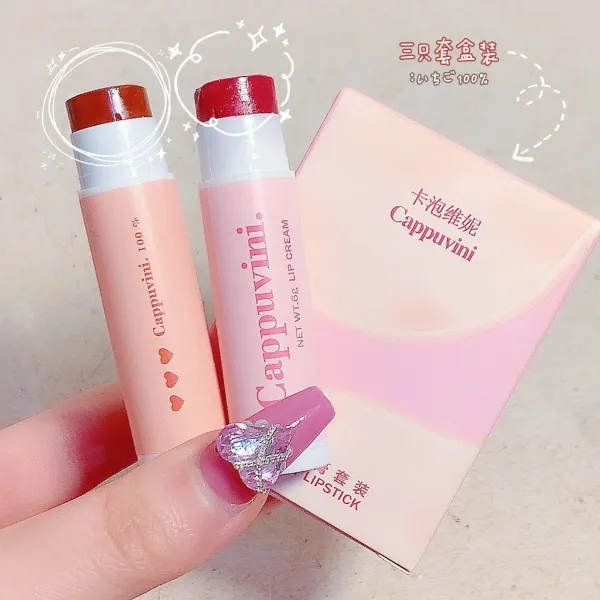 Cappuvini Creamy Lipstick 3 Pcs Set